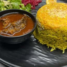 باقالی پلو با گوشت